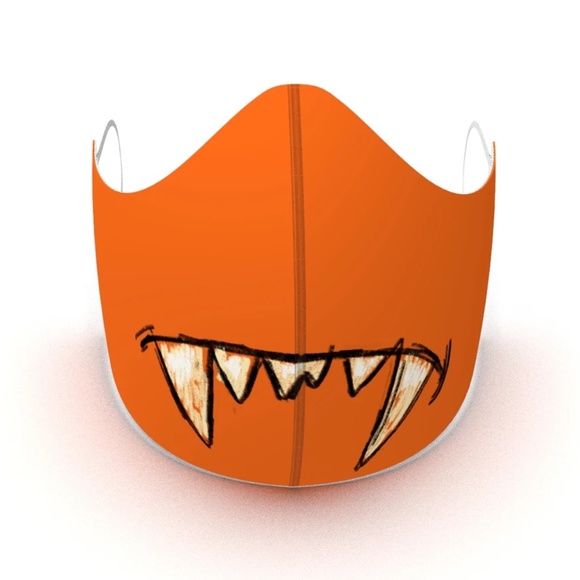 QUALITY BREATHABLE KIDS MASK - MONSTER TEETH - Picture 1 of 1